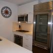 stainless steel subzero refrigerator, microwave, bosh dishwasher and stove