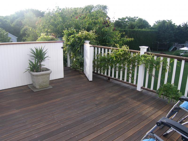 deck off the bedroom