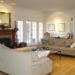 grand living space - french doors to the back yard