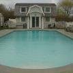 Heated salt water pool
